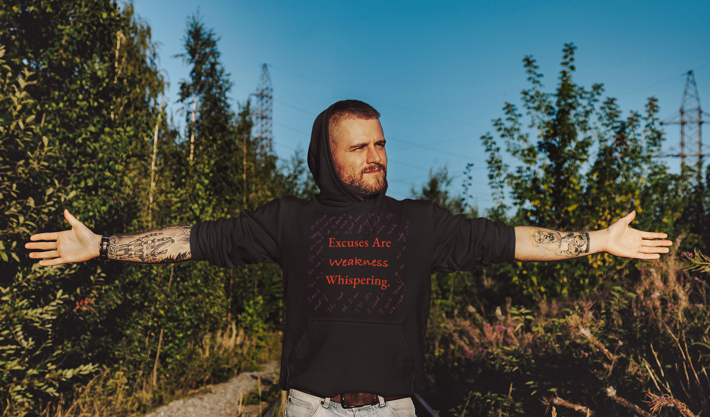 Copy of Own That Pain Hoodie – Motivational Black Hoodie for Resilience & Mental Toughness | Shepherd’s Rune